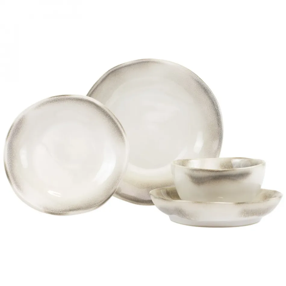 Aurora Ash Four-Piece Place Setting 6"-10.5"D