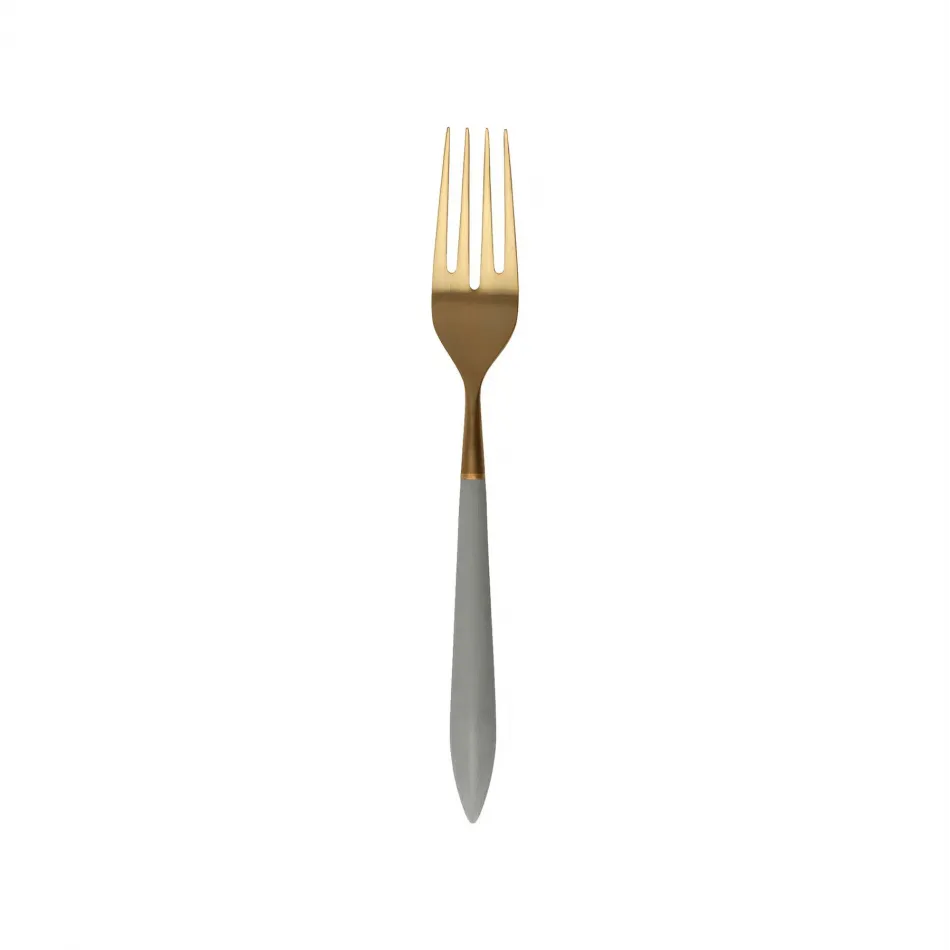 Ares Oro & Light Gray Serving Fork 10"L