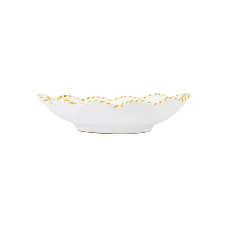 Arezzo Yellow Oval Bowl