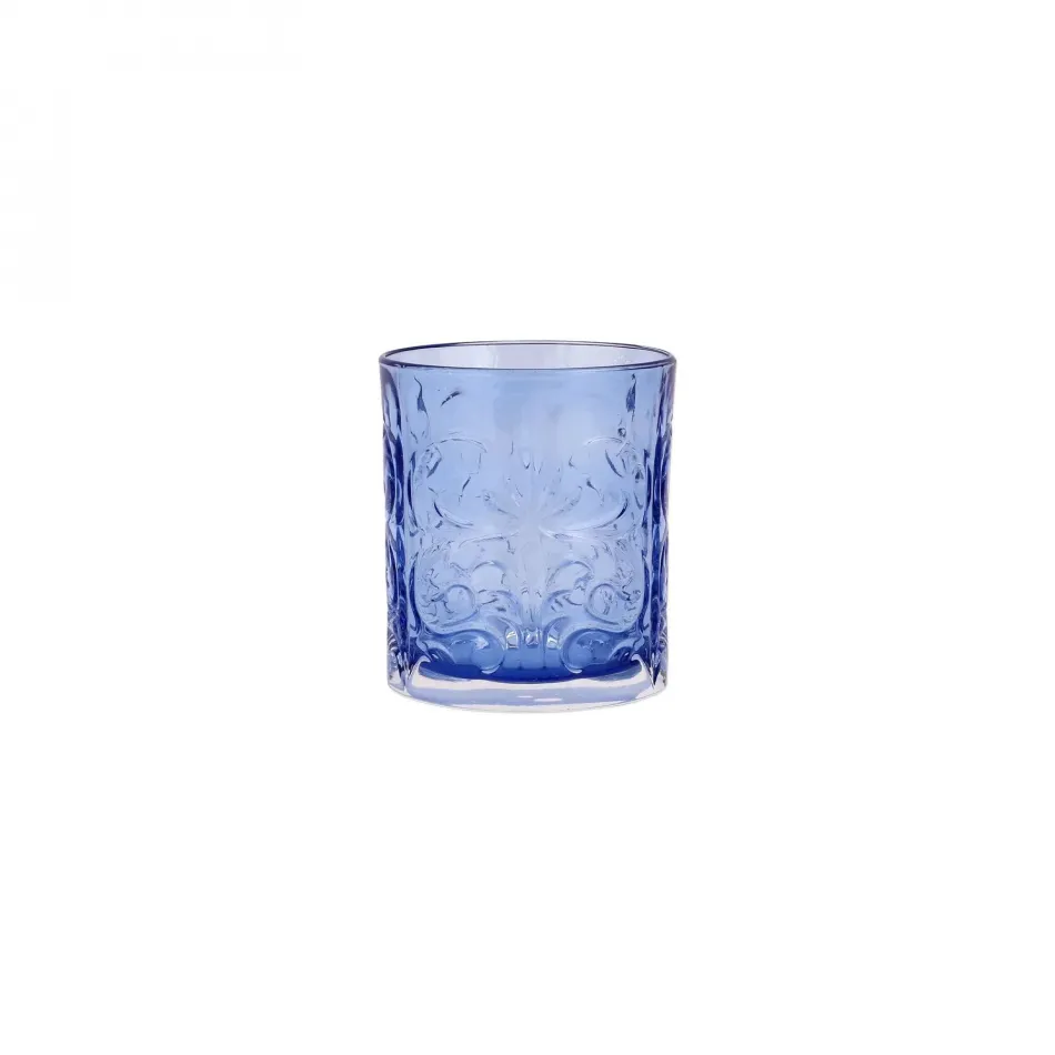 Barocco Cobalt Double Old Fashioned 3.5"H, 10 oz
