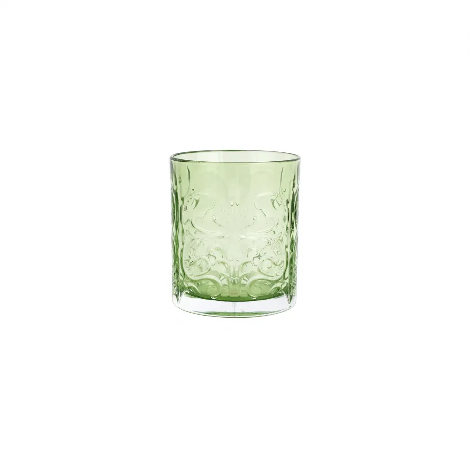 Barocco Mint Green Double Old Fashioned 3.5"H, 10 oz