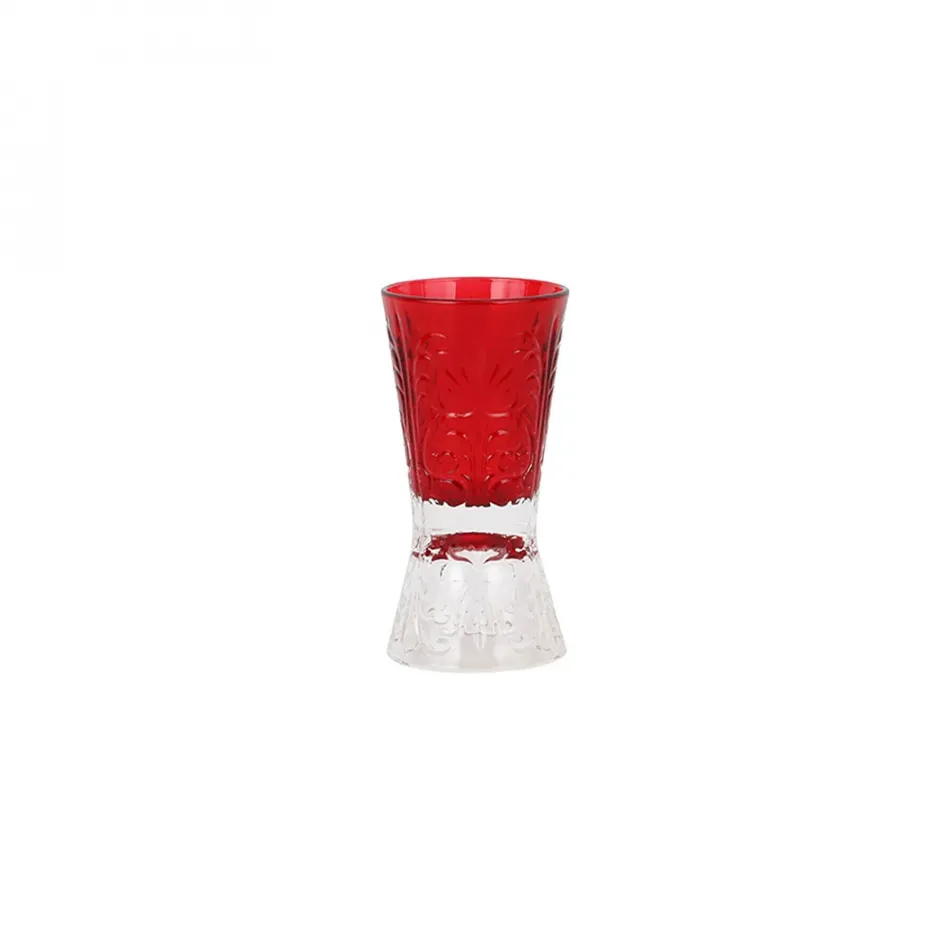 Barocco Ruby Liquor Glass