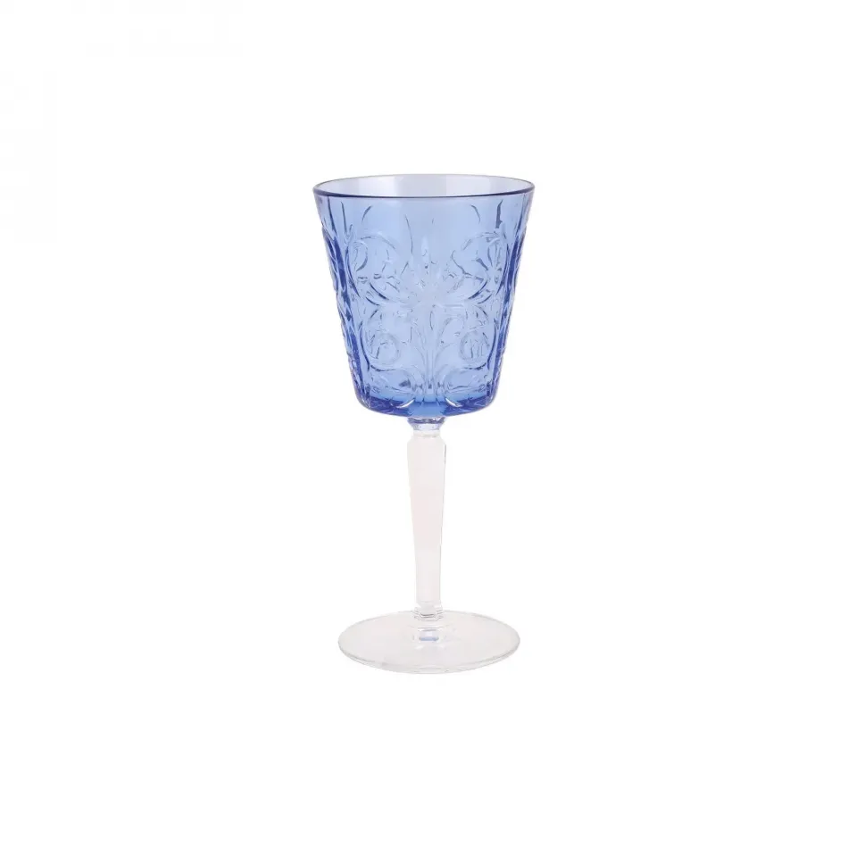 Barocco Cobalt Wine Glass