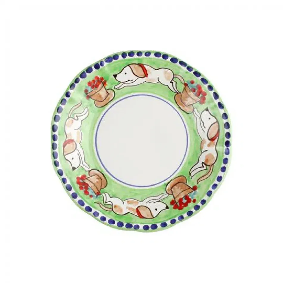 Campagna Cane (Dog)  Salad Plate 8"D