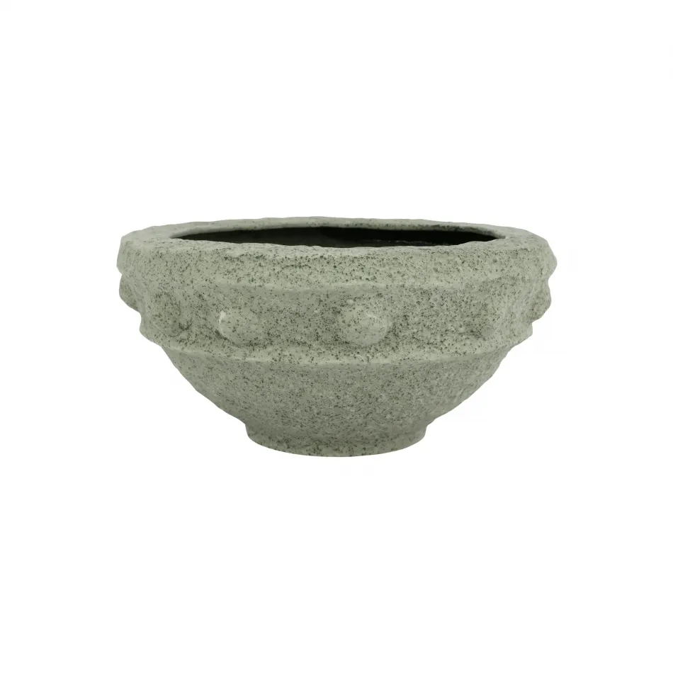 Casa Sage Green Short Planter 12.75"D, 6.25"H