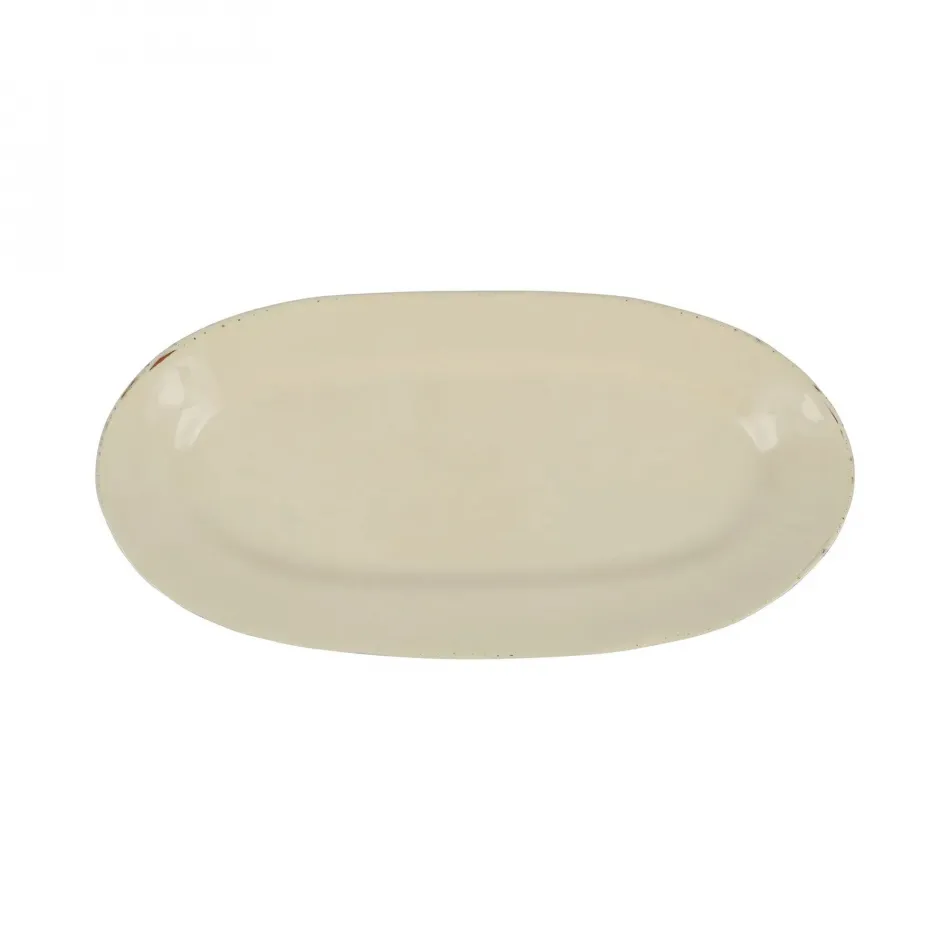 Cucina Fresca Crema Narrow Oval Platter