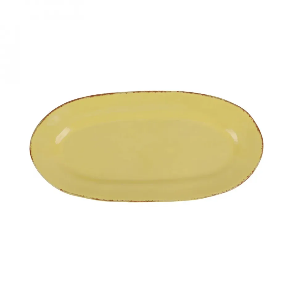 Cucina Fresca Saffron Narrow Oval Platter