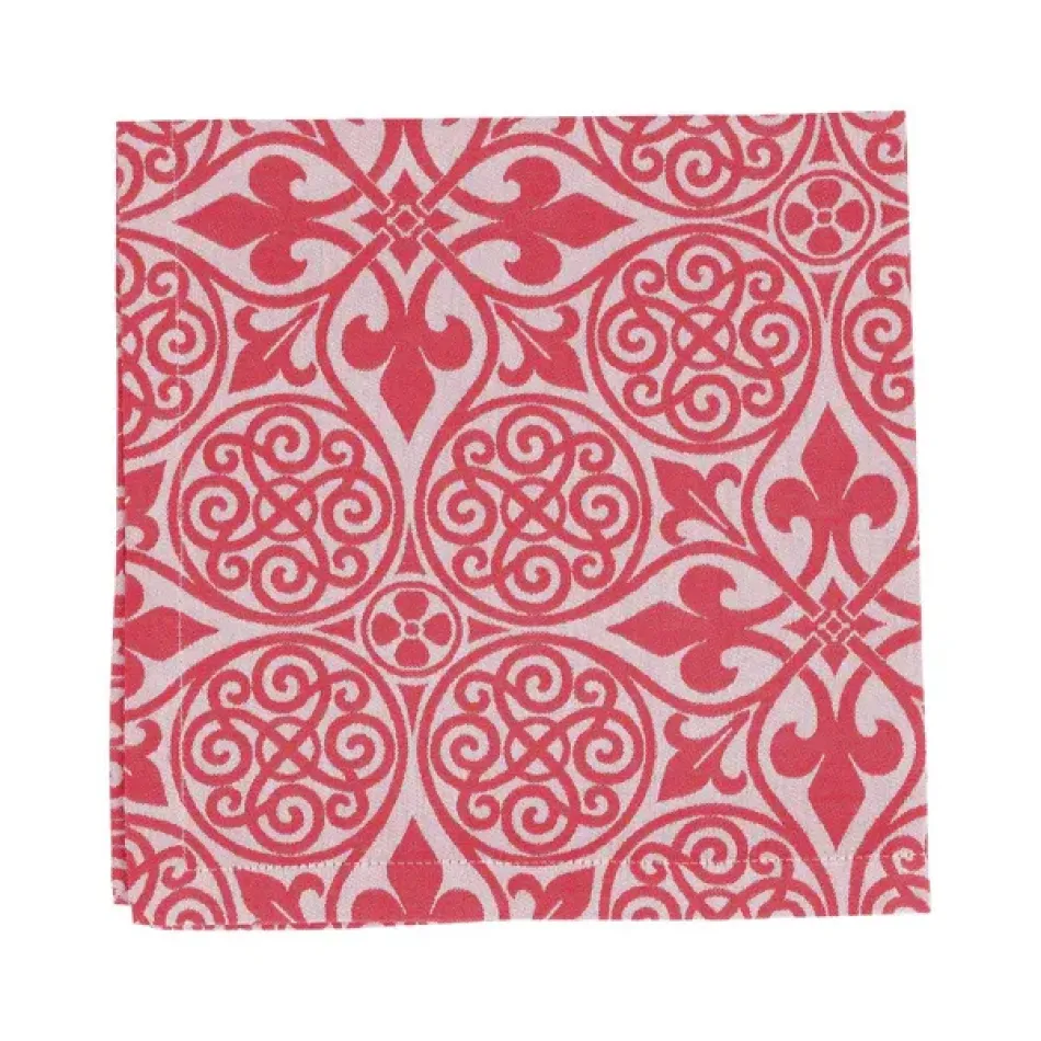 Damask Red Napkins Set of 4