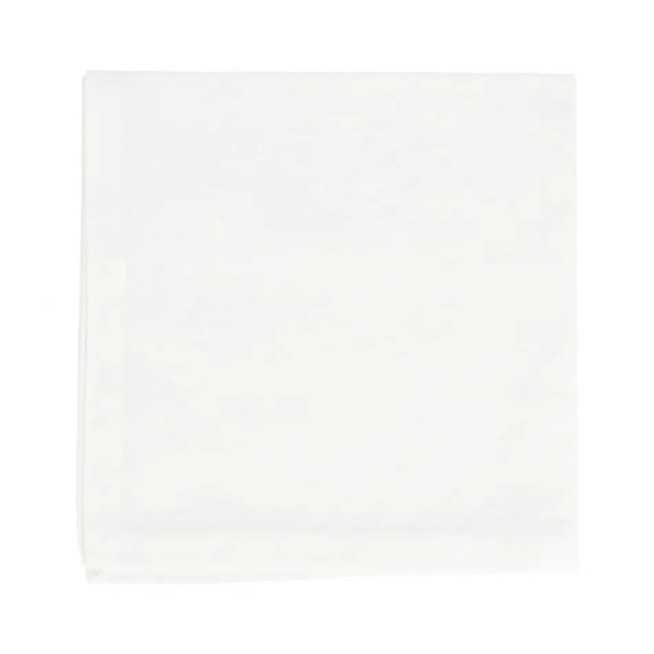 Damask White Napkins - Set of 4 21.5"Sq