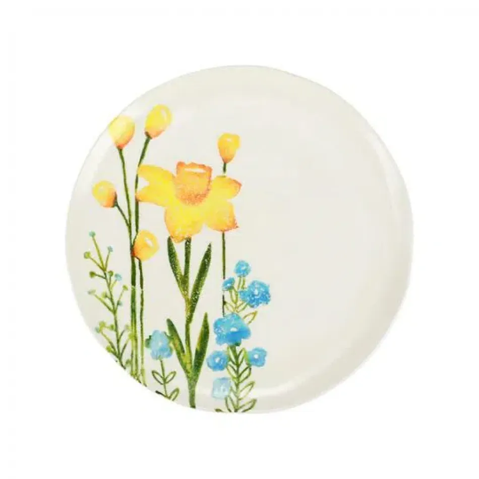 Fiori di Campo Daffodil Dinner Plate 11.5"D