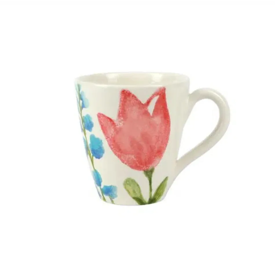 Fiori di Campo Tulip Mug 4.25"H, 12 oz