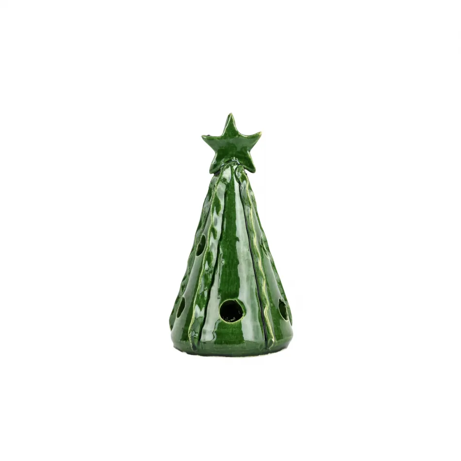 Foresta Green Mini Ribbon Tree 2.5"D, 5"H