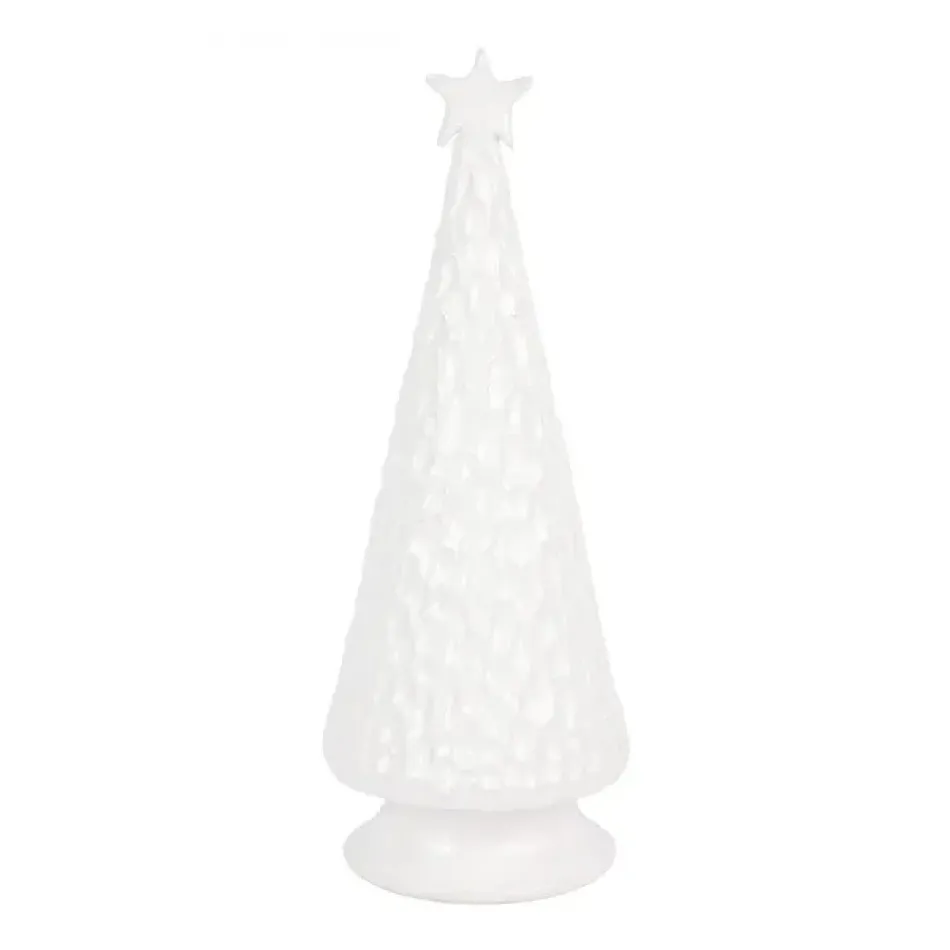 Foresta White Hammered Tree Large