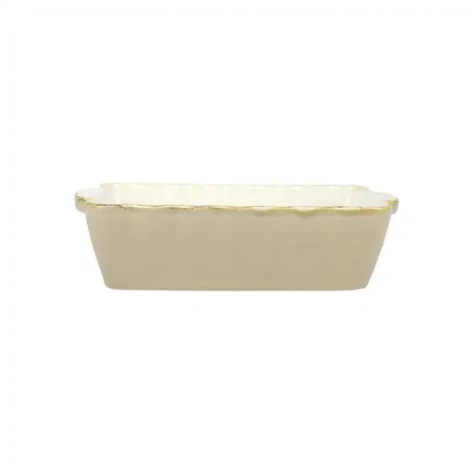 Italian Bakers Cappuccino Small Rectangular Baker 9.75"L, 5.75"W, 2.5"H, 1 Quart