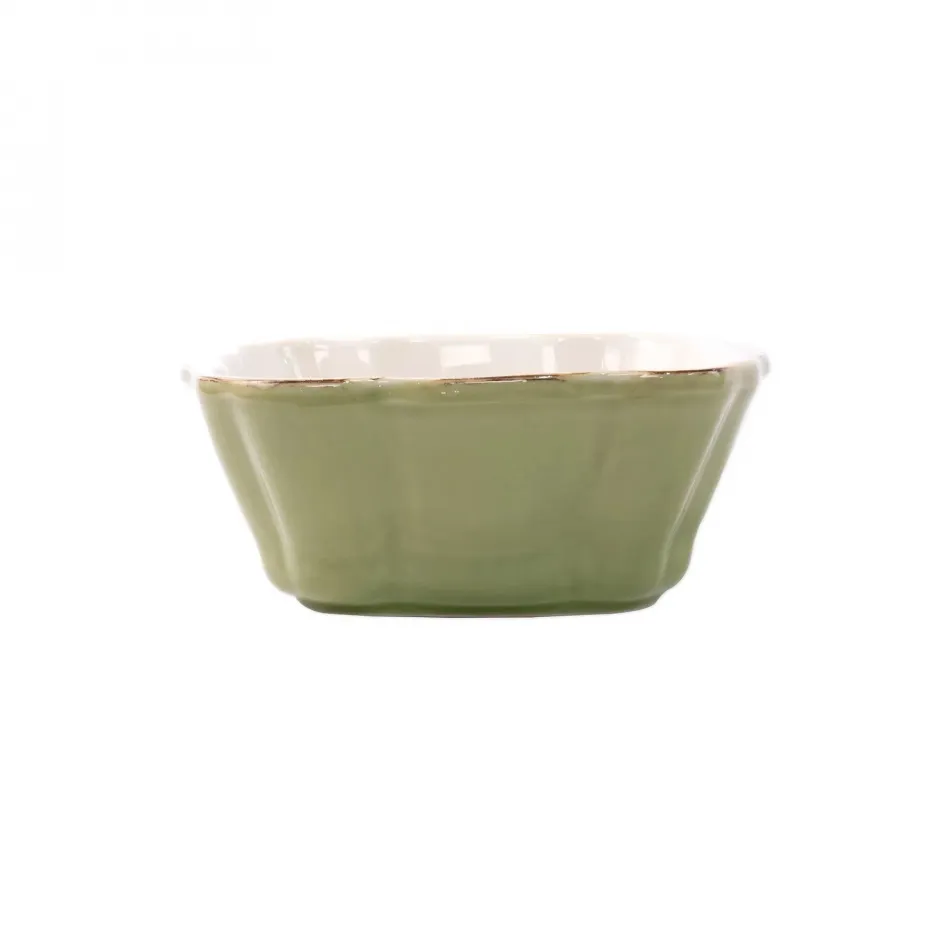 Italian Bakers Green Small Square Baker 7.5"L, 6.25"W, 0.75 Quart