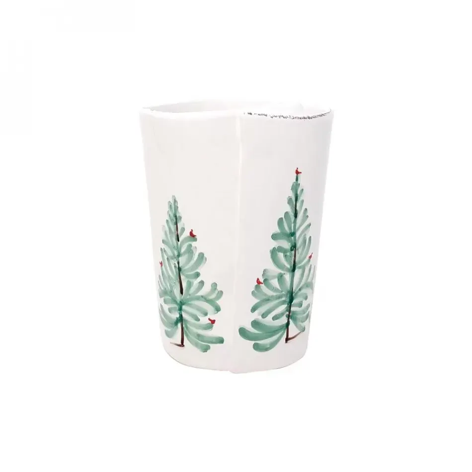 Lastra Holiday Utensil Holder 5.5"D, 6.5"H