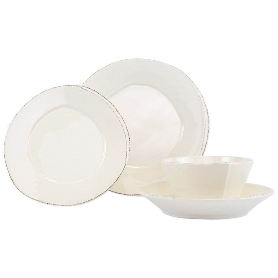 Lastra Linen Four-Piece Place Setting 6"-10.5"D