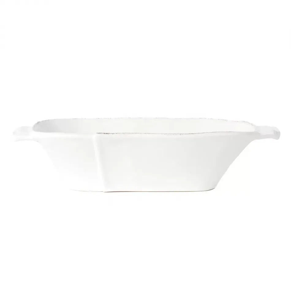 Lastra White Medium Au Gratin 14.25"L, 6.75"W, 3.25"H