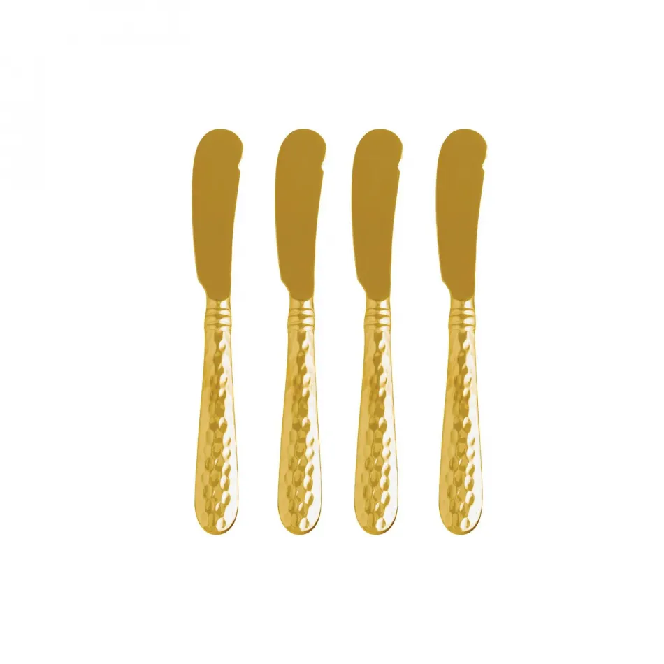 Martellato Gold Spreaders - Set of 4