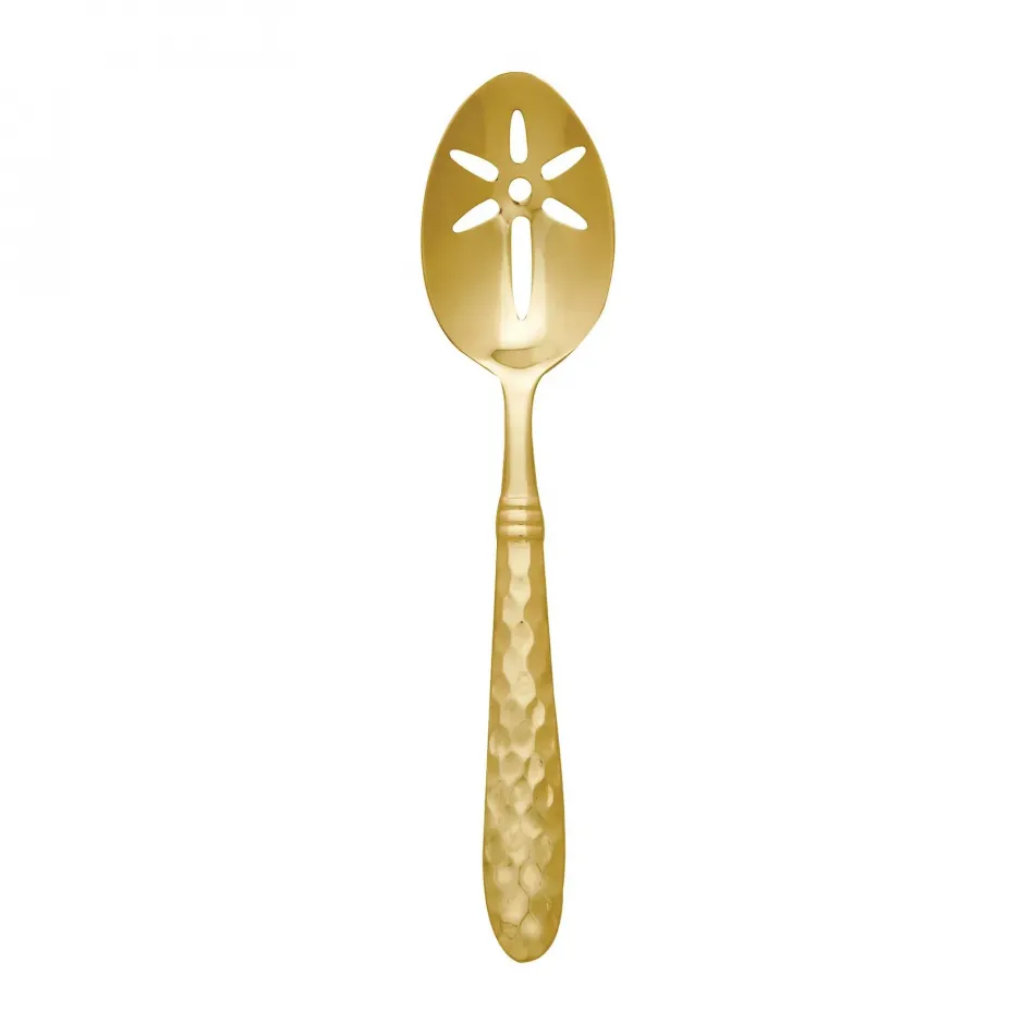 Martellato Gold Slotted Serving Spoon