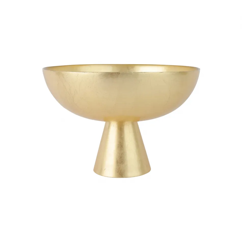 Moon Glass Medium Pedestal Bowl 11"D, 7.25"H