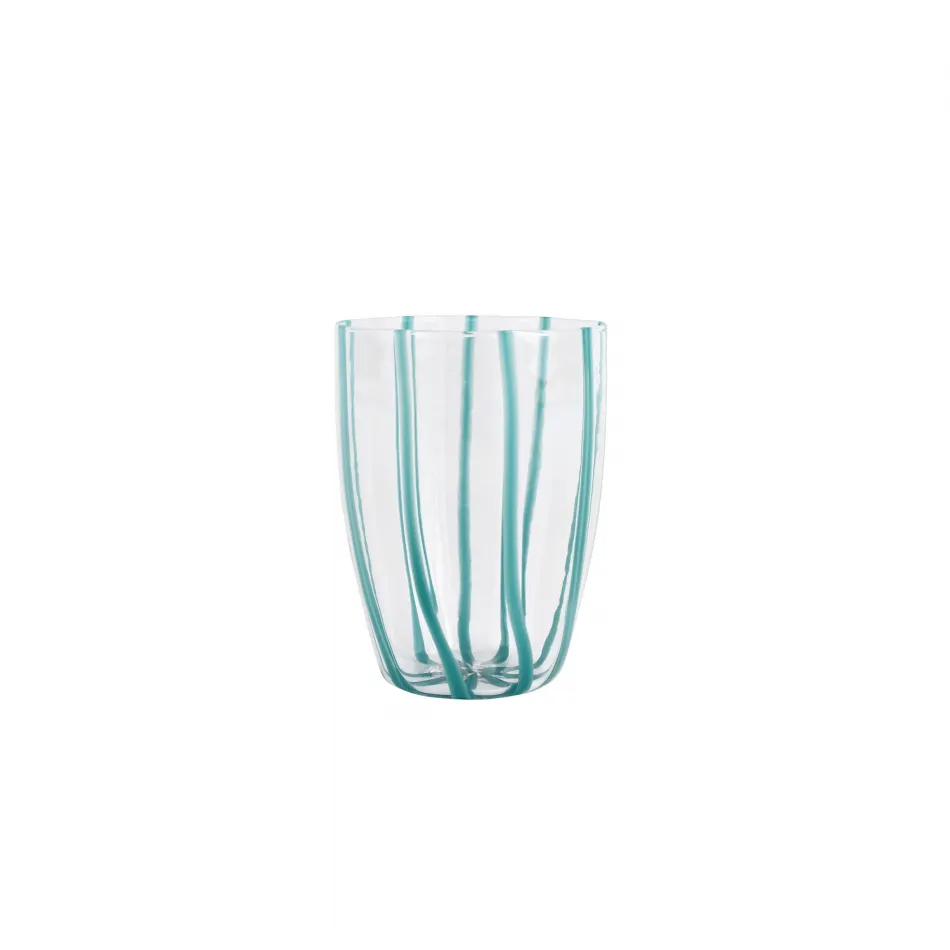 Nuovo Stripe Teal Tumbler Tall
