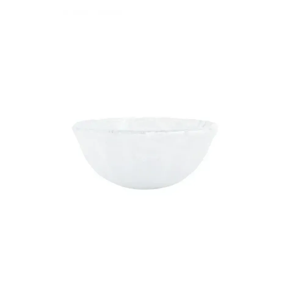 Onda Glass White Small Bowl