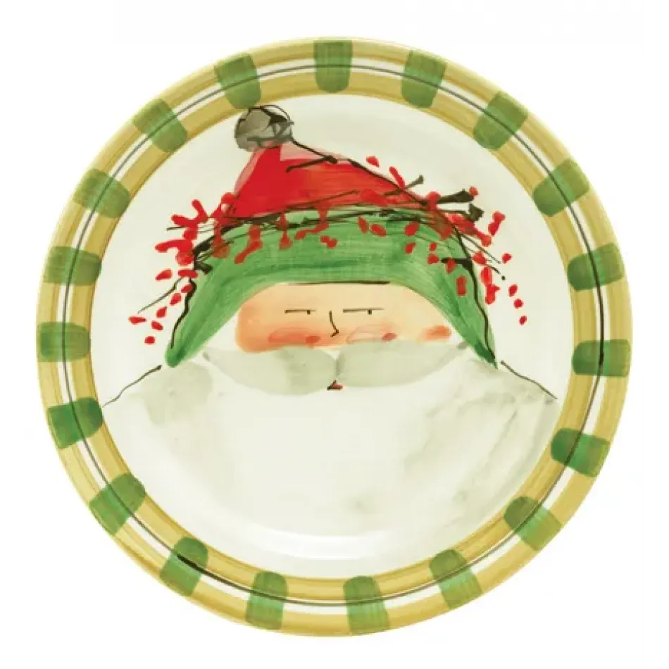 Old St. Nick Green Hat Dinnerware