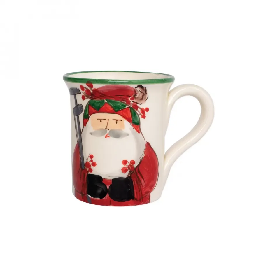 Old St. Nick Mug - Golfing 4.5"H, 14 oz