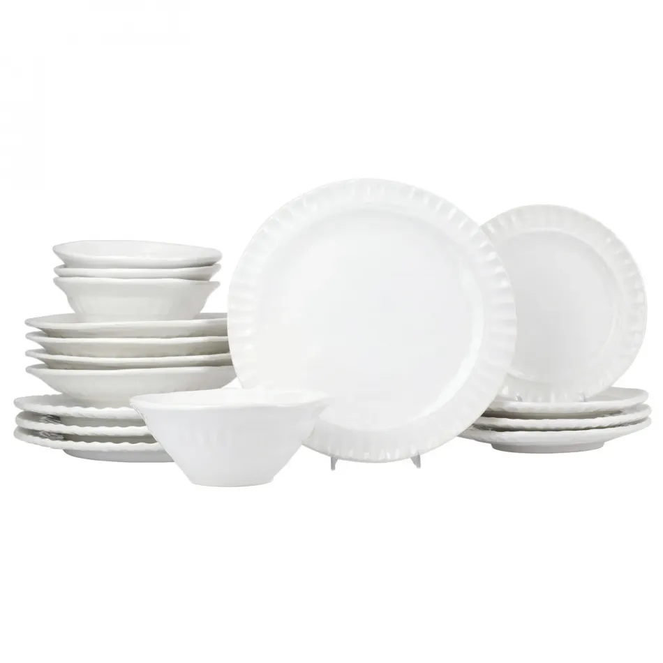 Pietra Serena Sixteen-Piece Place Setting 7.5"-11.5"D