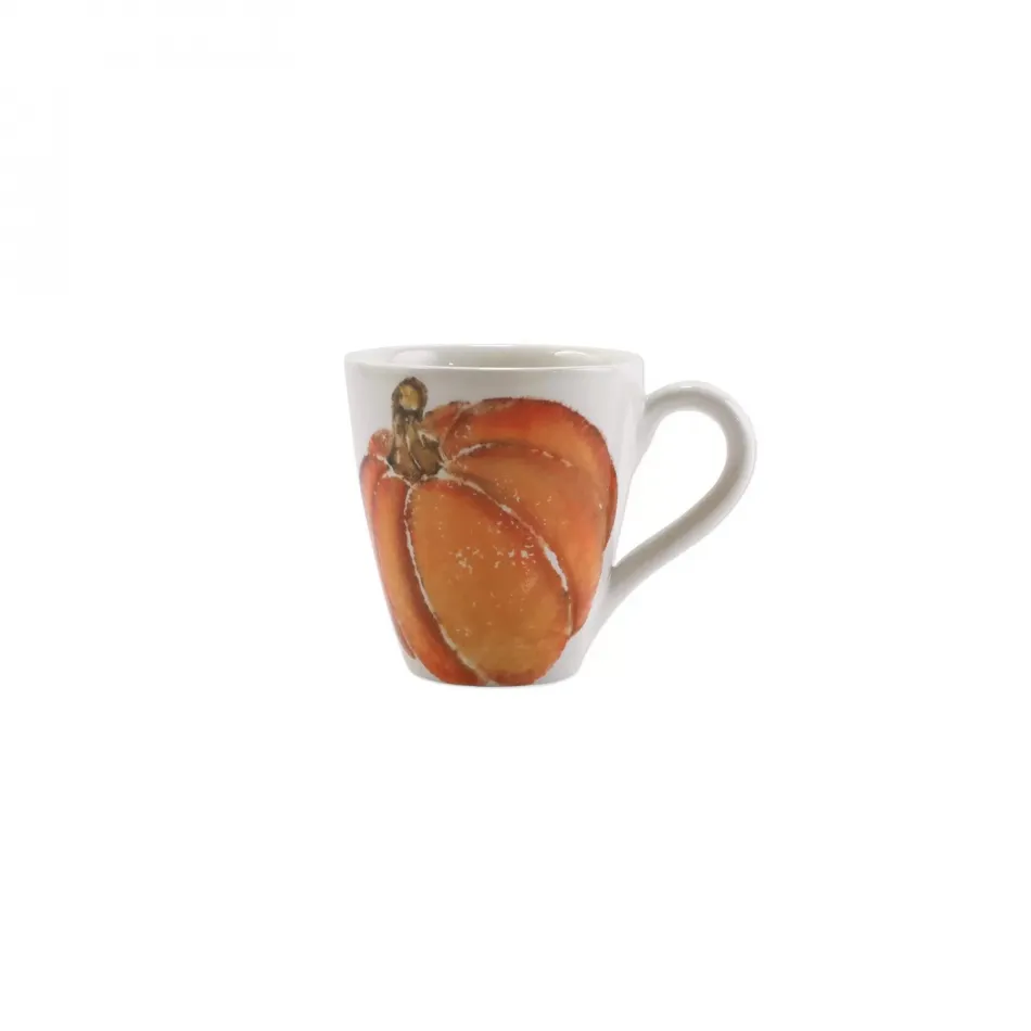 Pumpkins Mug - Orange Small Pumpkin 4.25"H, 14 oz