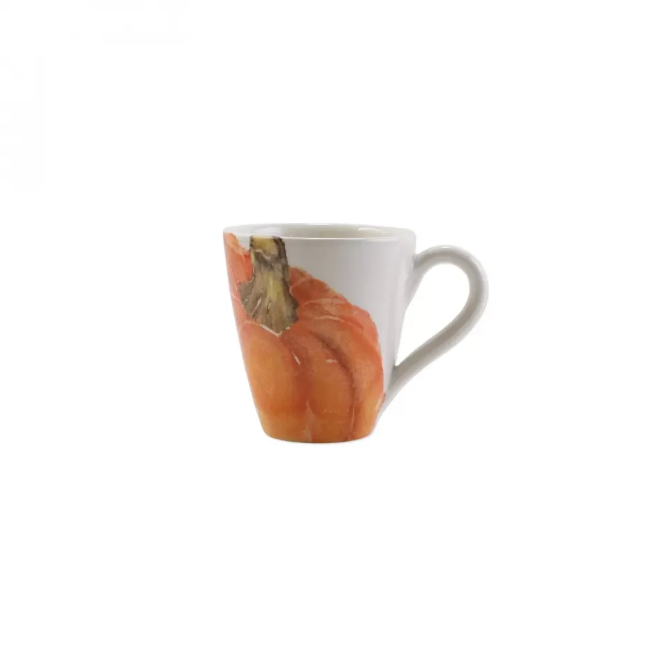 Pumpkins Mug - Orange Medium Pumpkin 4.25"H, 14 oz