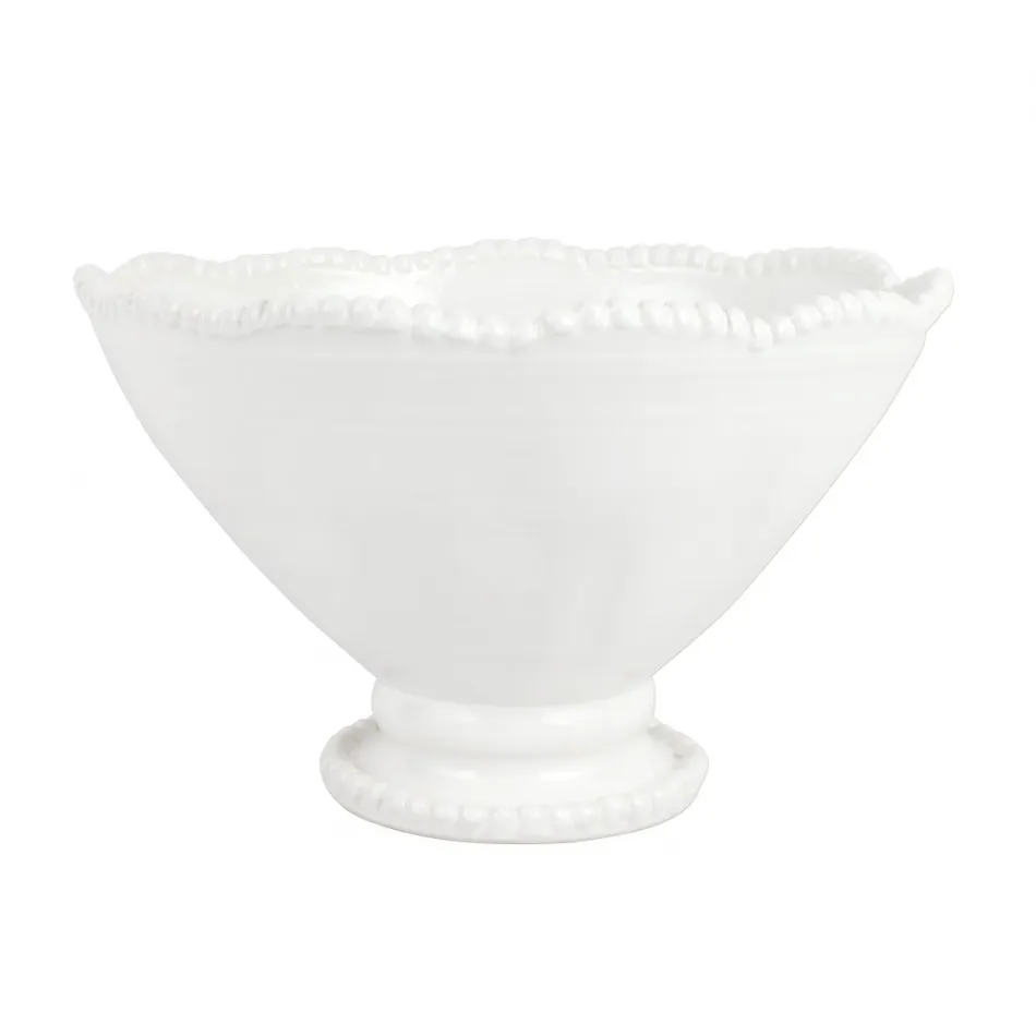 Perline Footed Cachepot Short 14.75"D, 9"H