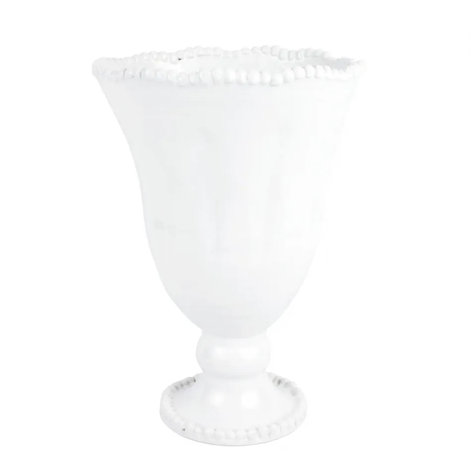 Perline Footed Cachepot Tall 11.25"L, 10"W, 16"H
