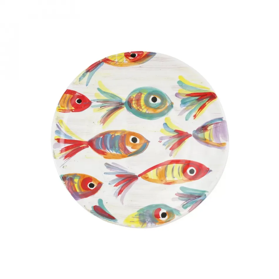 Pesci Colorati Salad Plate 9"D