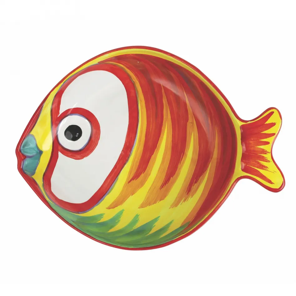 Pesci Colorati Figural Fish Serving Bowl Medium