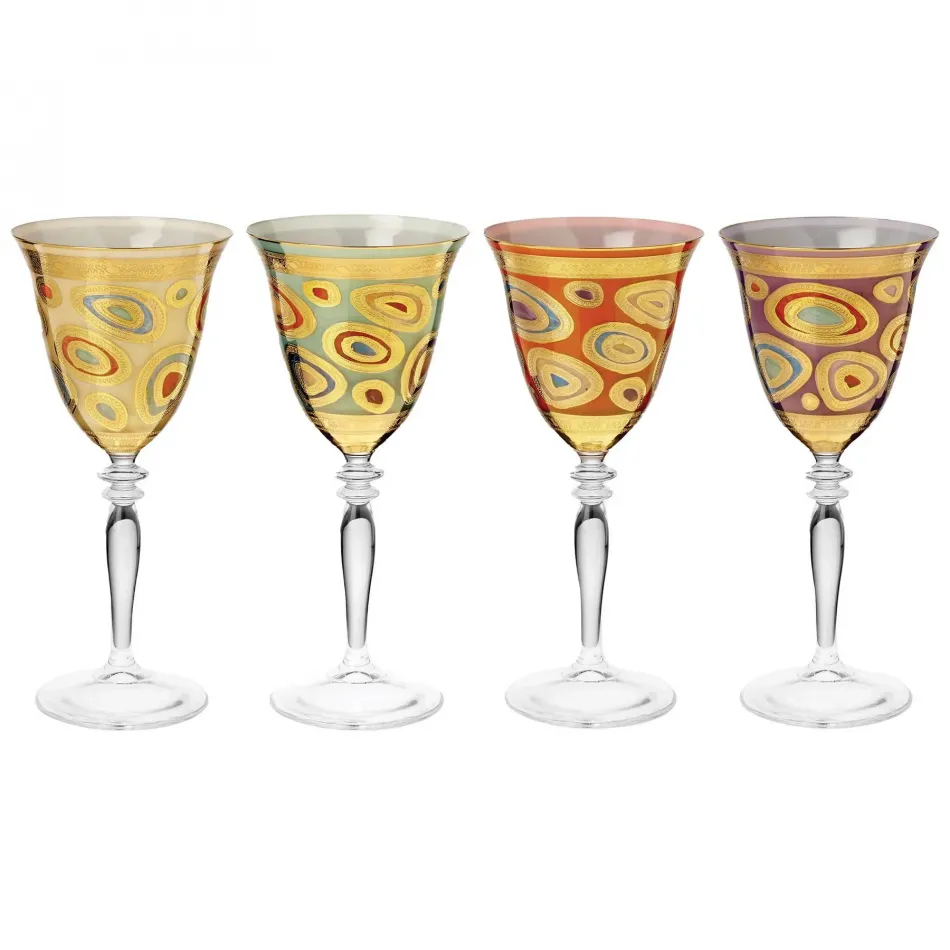 Regalia Assorted Wine Glasses - Set of 4 8.5"H, 9.5 oz