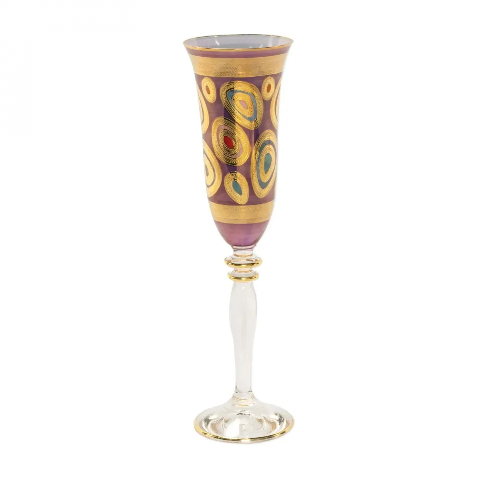 Regalia Purple Champagne Glass 9.5"H, 4.5 oz