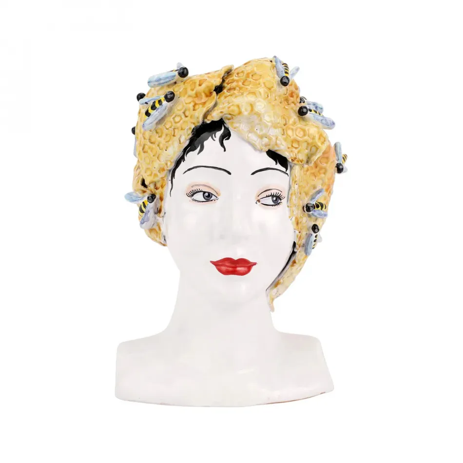 Sicilian Heads Honeycomb Head 8.25"L, 8"W, 12.25"H