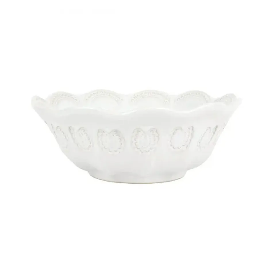 Incanto Stone White Lace Round Bowl Medium
