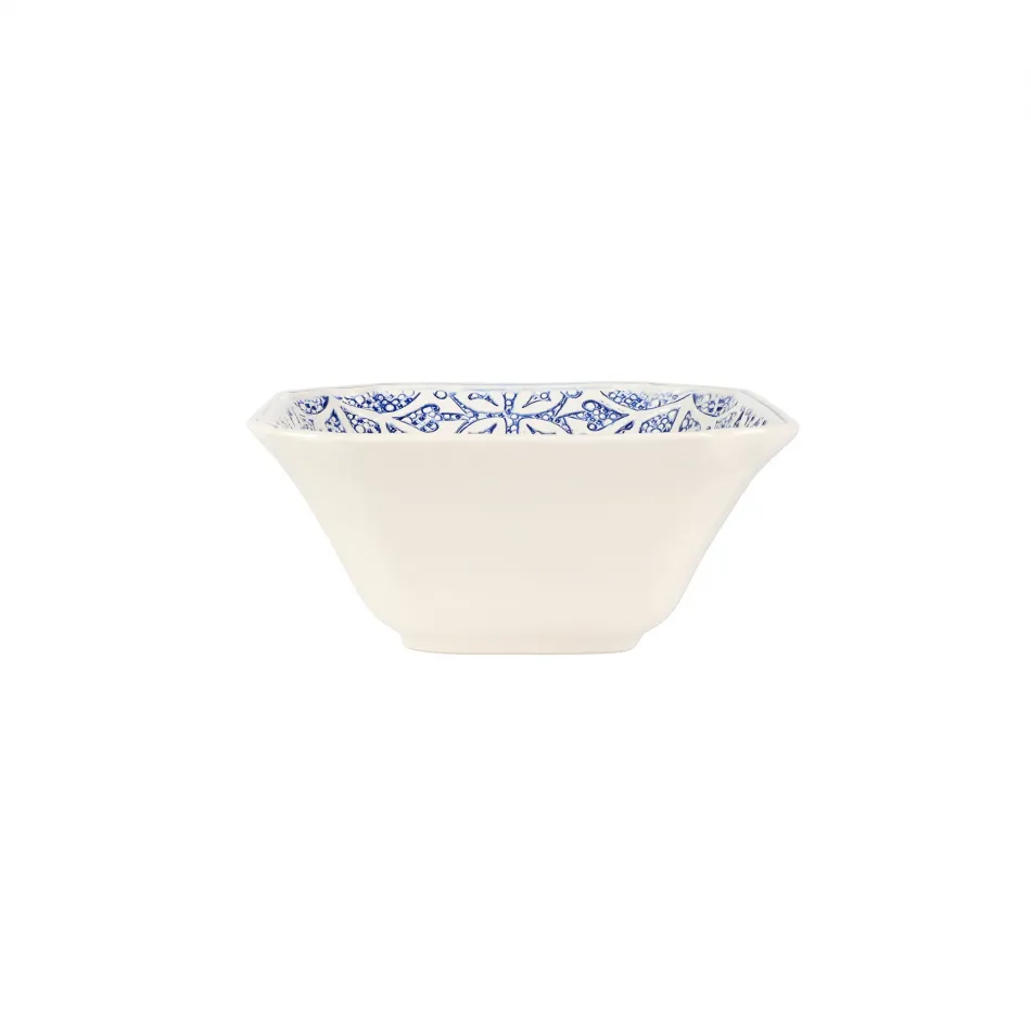 Uccello Blu Small Bowl 6.5"Sq, 2.75"H