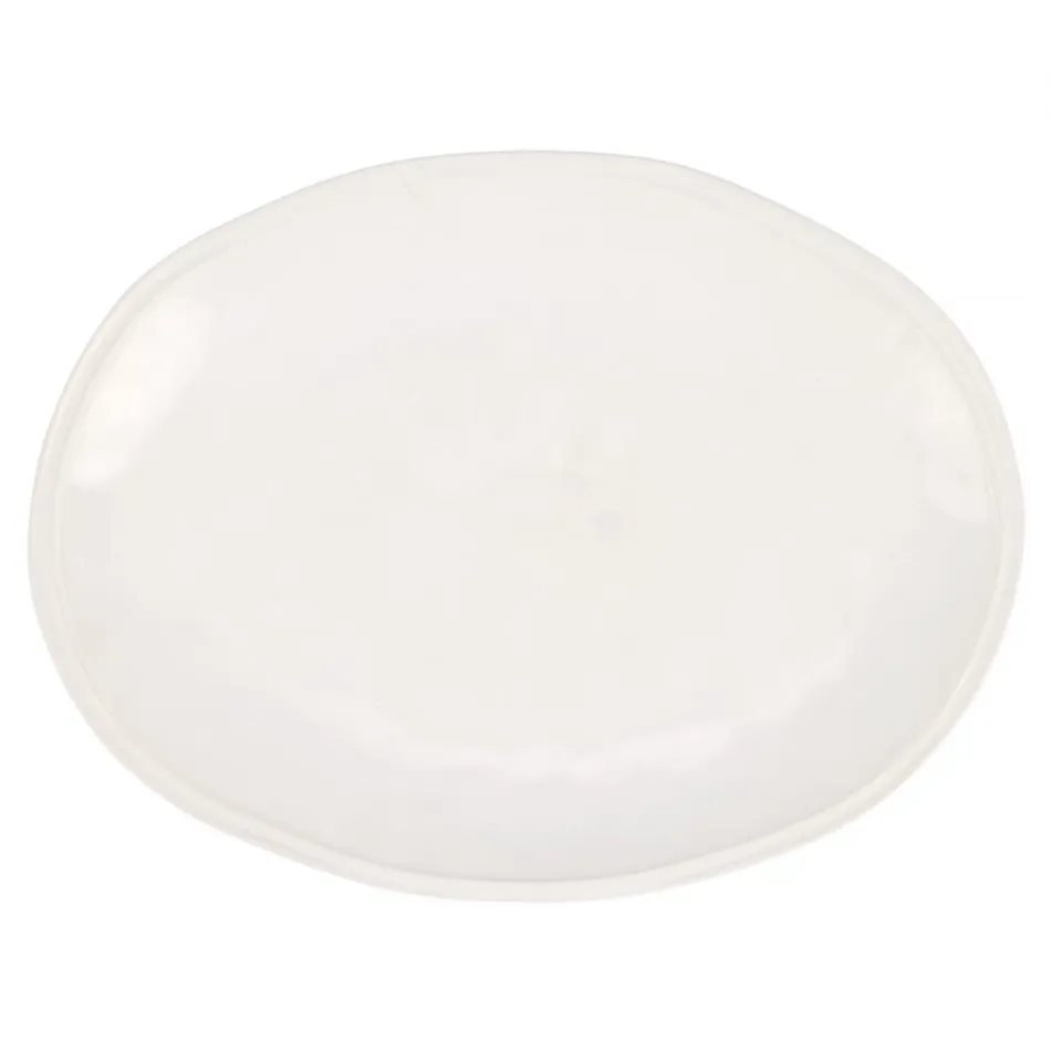 Aria White Oval Platter 15.75"L, 11.75"W