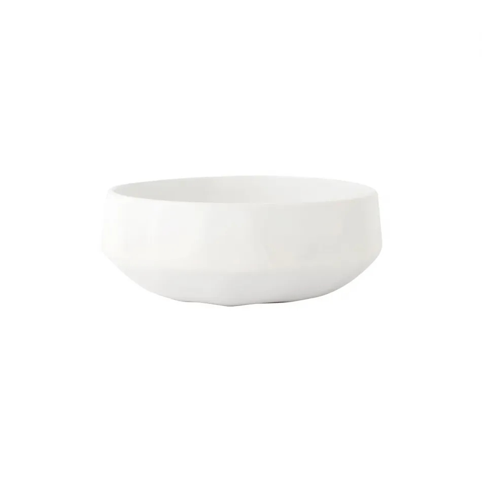 Aria White Organic Medium Serving Bowl 6.5"D, 3.25"H