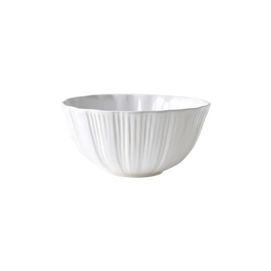 Bari White Cereal Bowl 6"D, 3"H