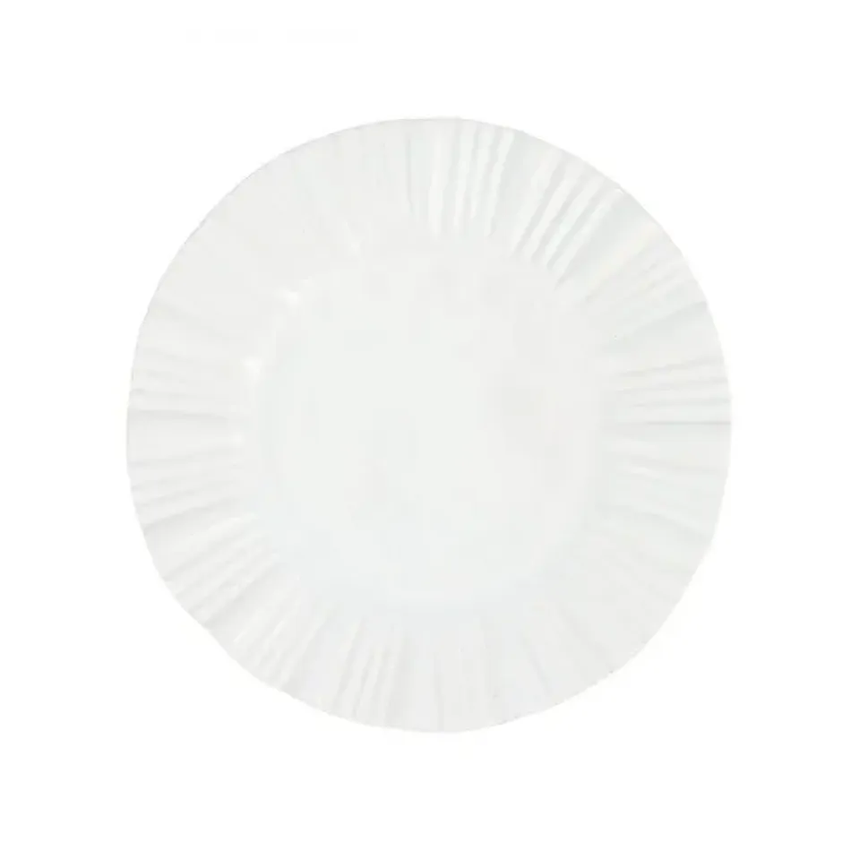 Bari White American Dinner Plate