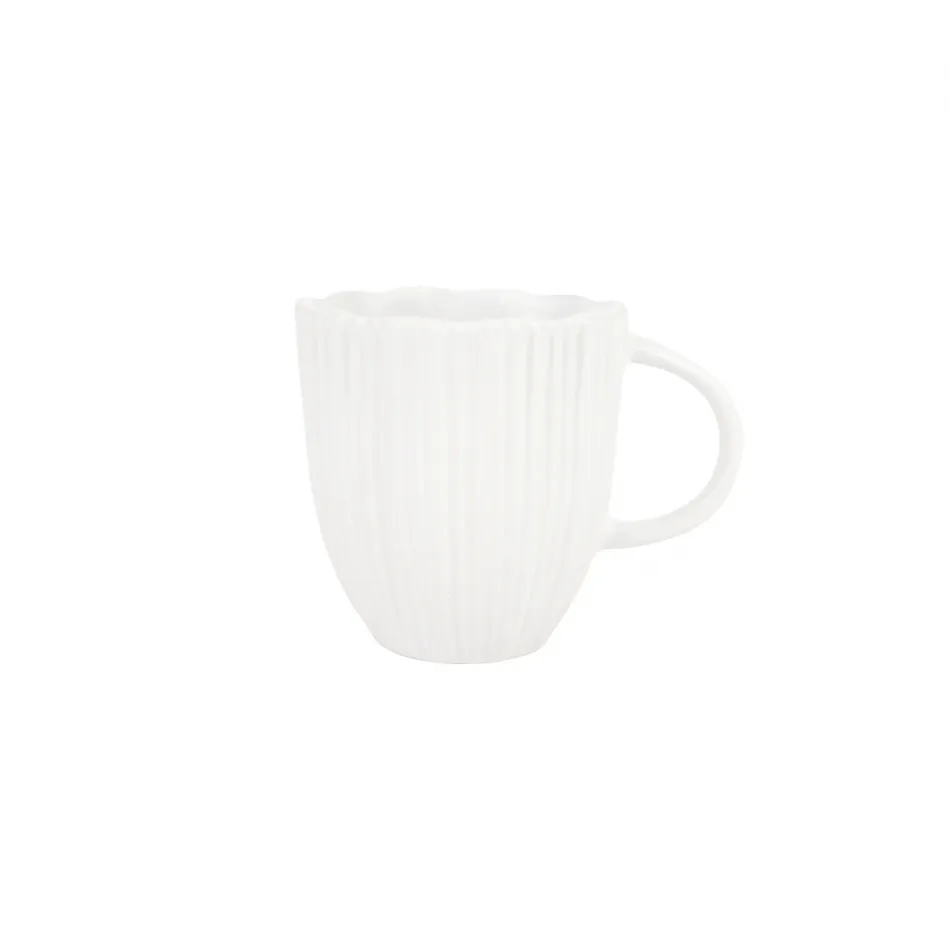 Bari White Mug 4"H, 14 oz