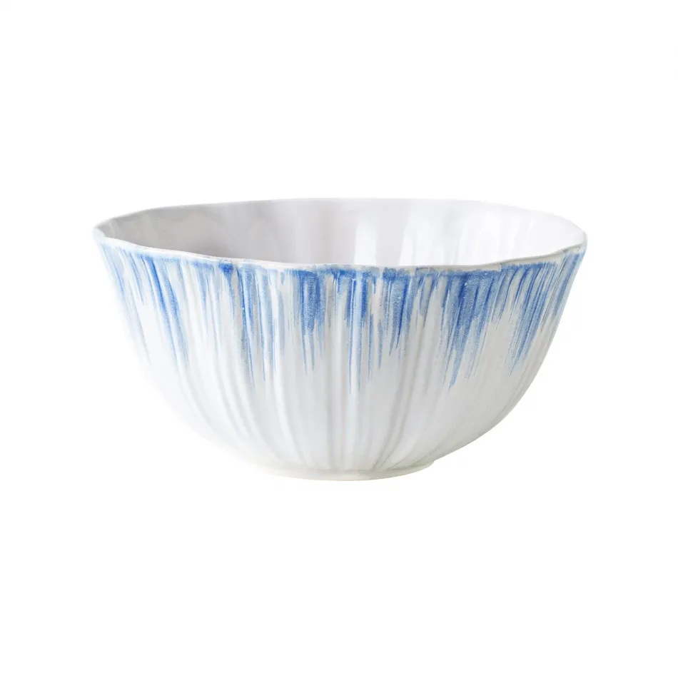 Bari Blue and White Serving Bowl 9.5"D, 4.5"H