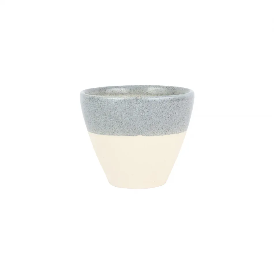 Viva Garden Light Gray Reactive Cachepot Small 5.5"D, 4.5"H