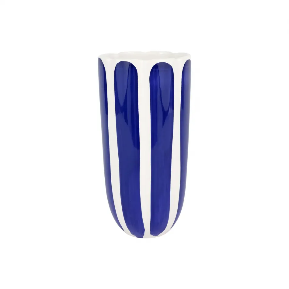 Viva Garden Cobalt Tulip Cachepot Tall