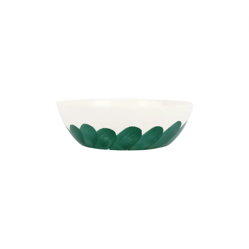 Lisbon Green Brushstroke Cereal Bowl 6.5"D, 2"H